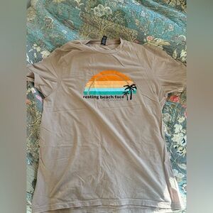 Boise Brewing Resting beach face Mexican lager t shirt. XL